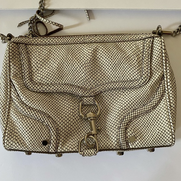Rebecca minkoff beige scale purse - Picture 4 of 4
